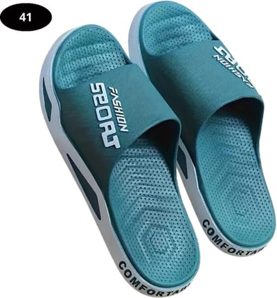 Livano Badslippers Dames & Heren - Comfortabel - Flip Flops - Sauna - Zomer - Groen - Maat 41