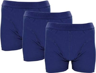 J&C Underwear heren boxershorts - Uni marine - maat S - 3-pack