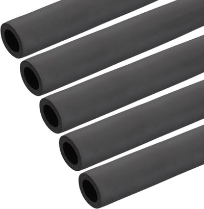 Buisisolatie Schuimbuis - Isolatiebuis Pijp - Leidingen Isoleren - Gesloten Celstructuur - 5 stuks x 18 m - Zwart