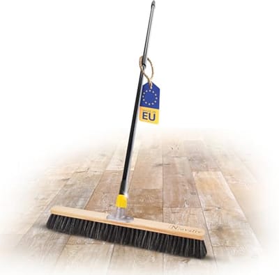 Saalbezem met Paardenhaarmengsel - 60 cm Telescoopsteel voor Fijnstof