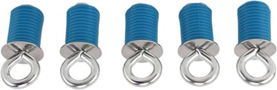 Tie Down Ankers - Laadbak Bevestiging - Bagage Vastzetten - Gereedschapsvrije Installatie - 5 Stuks 1 Inch - Blauw