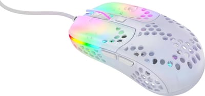 CHERRY XTRFY MZ1 Gaming Muis - Ultra Licht - 16000 DPI - RGB - 1.8m Kabel - Wit