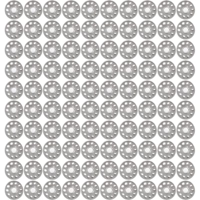 100 Pièces Bobines de Machine à Coudre Ménagère Électrique Universelle Pièces de Rechange gray