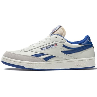 Reebok Club C Revenge Vintage Craie Royal Collégial Baskets Unisexe Blanc Excellent-Rouge FW4863 40
