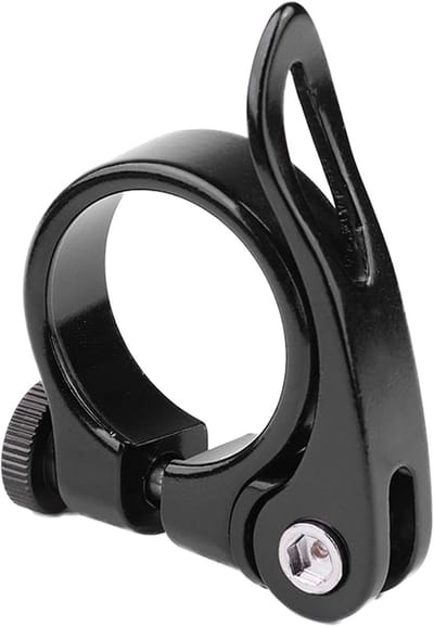 Fietszadelklem - Zadelpenklem - Fietsen aanpassen - Snelsluiting - 30.2-31.9mm - Zwart