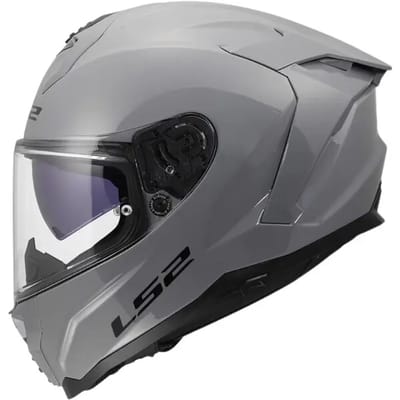 LS2 FF817 Challenger II helm solid glans nardo grijs