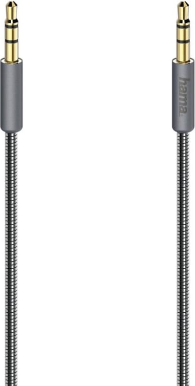 Hama Audiokabel Elite 3,5-mm-jack-st. - St. Metaal Verguld 0,75 M