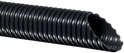 Fitt persslang, Lightflex BK, pvc, zwart, 25 x 30 mm, l = 30 m