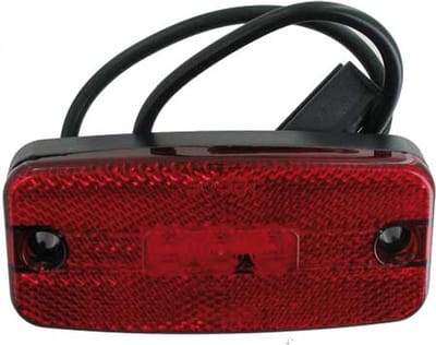LED markeringslicht rood 12-24V blister