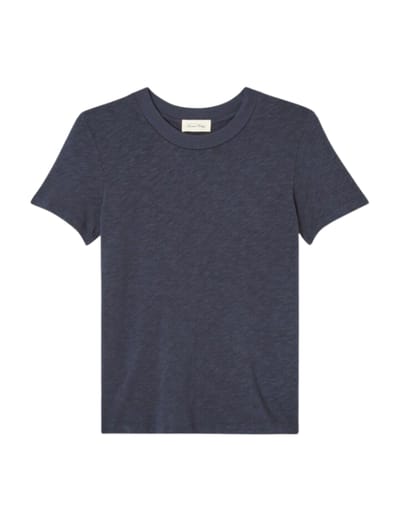 American Vintage Sonoma T-shirts Donkerblauw Son28gh26
