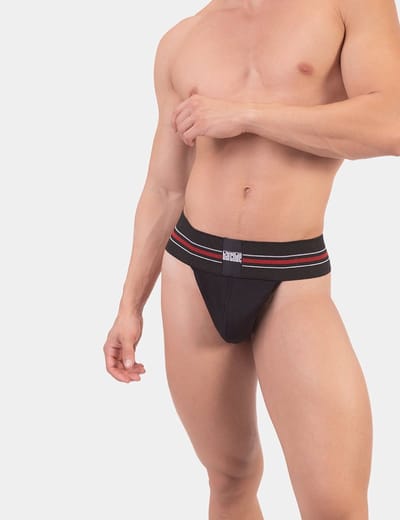 Barcode Berlin String Hildor Black - MAAT S - Heren Ondergoed - String voor Man - Mannen Thong