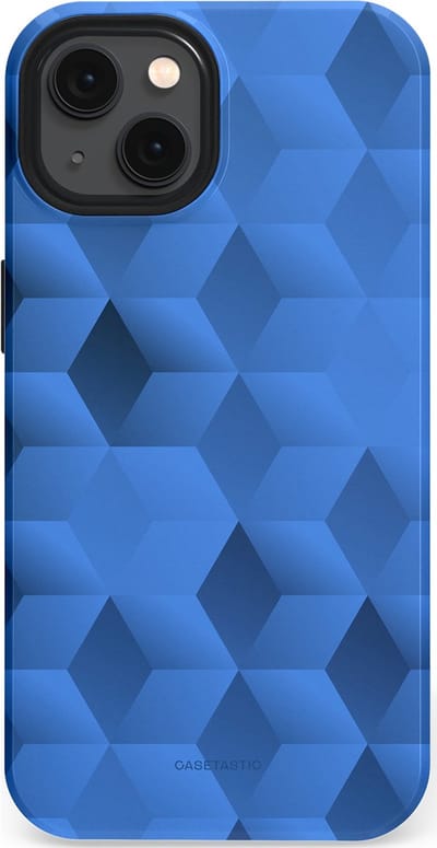 Casetastic Hoesje Geschikt voor Apple iPhone 13 Magsafe - Stijlvolle Beschermende Duo-layer Case - Hexaflow