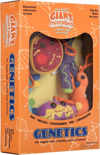 Pluche Sleutelhangers - Genetica Figuren - Educatief Speelgoed - 5 Stuks Set - Niet gespecificeerd - Multicolor