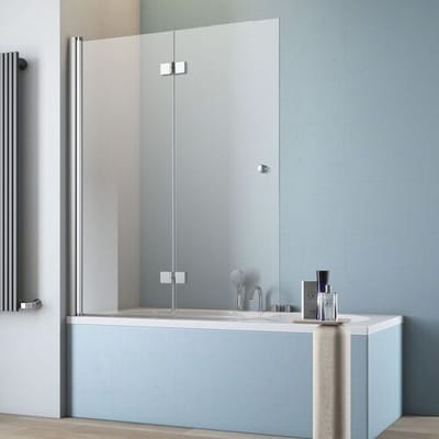 GEO maw flex folding bath screen 2-piece left AB40014L2360