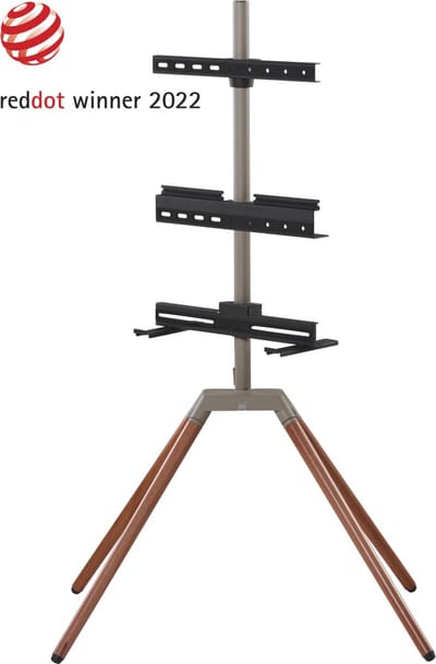 TV-meubel One For All QUADPOD WM7475 WALNOOT VOOR SCHERMEN VAN 32 TOT 70