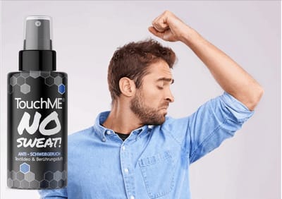 TouchMe No Sweat voor sportkledij - schoenen & kleding 3 x 150 ml