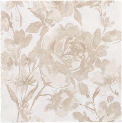 8x 20 Servetten ROYAL Collection 1/4 vouw 40 cm x 40 cm zand Rose