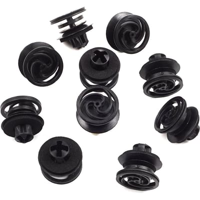 BCF1794 10 Pièces Clips de Panneau de Garniture de Porte Noir pour VW 3B0868243