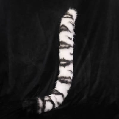 Nieuwe Handgemaakte Werk Tijger Panthera Leo Zwarte Panter Oren Haarband Hoofddeksel Staart Op Maat Gemaakt Cosplay Kostuum Accessoires One Size