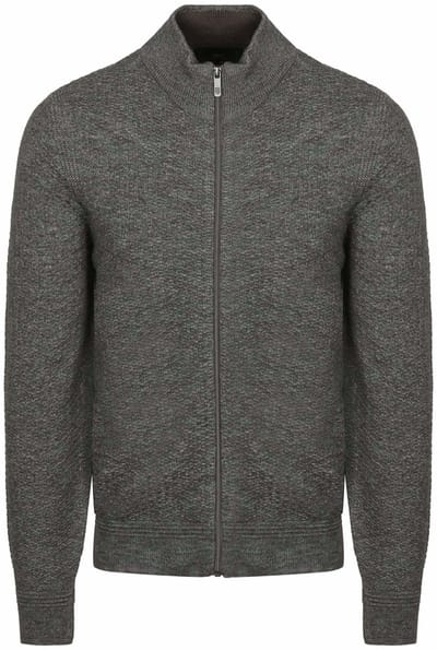 State Of Art Vest Structure Melange Groen