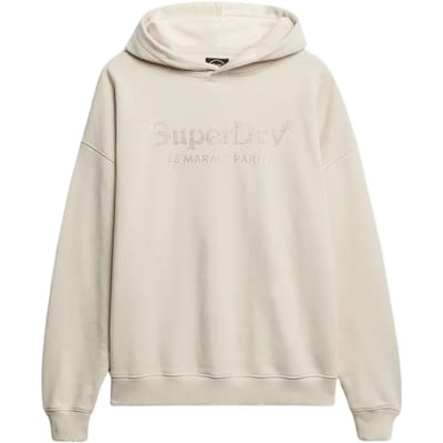 Superdry - Venue Metallic hoodie met relaxte pasvorm - Dames - Hoodies