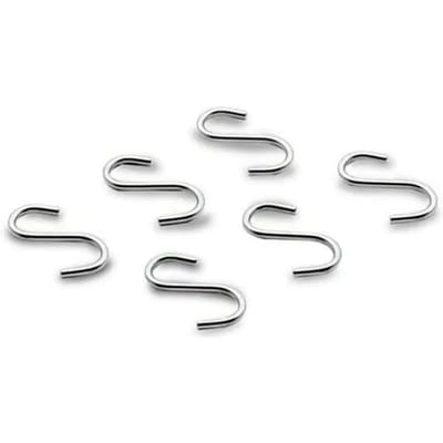 Set van 6 roestvrijstalen haken Lacor 18/10