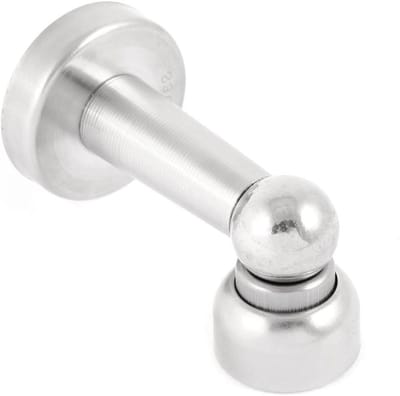 Magnetische Deurstop - Deurvanger Houder - Deur Open Houden - Roestvrij Staal - 5.4mm Gat - Zilverkleurig