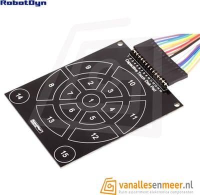 Capacitive Touch Disk Pad - geschikt voor Arduino