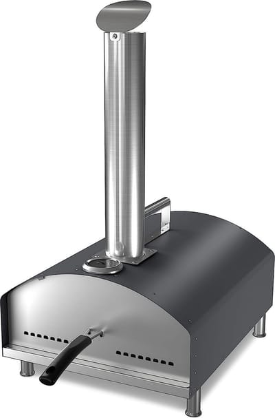 Activa Pizza Box, BBQ Pizza Oven met Temperatuur Display, voor Houtskool en Gas Grills, Pizza Oven met Pizza Stone