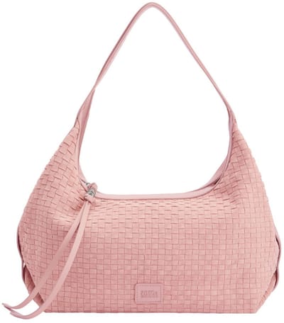 FREDsBRUDER Leren Schoudertas Weave Harmony Shoulderbag Blush Roze