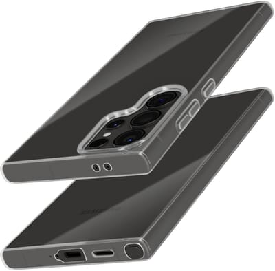Mayaxess, Hoes Geschikt voor Samsung Galaxy S24 Ultra Zachte siliconenbescherming, Transparant