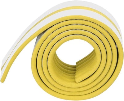 Baby Proofing Randbeschermers - Kinderveiligheid Bumper - Kinderen Beveiligen - Zachte Schokabsorptie - 2.5 meter - Geel