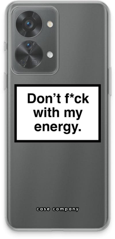 Case Company® - Hoesje geschikt voor OnePlus Nord 2T hoesje - My energy - Soft Cover Telefoonhoesje - Bescherming aan alle Kanten en Schermrand