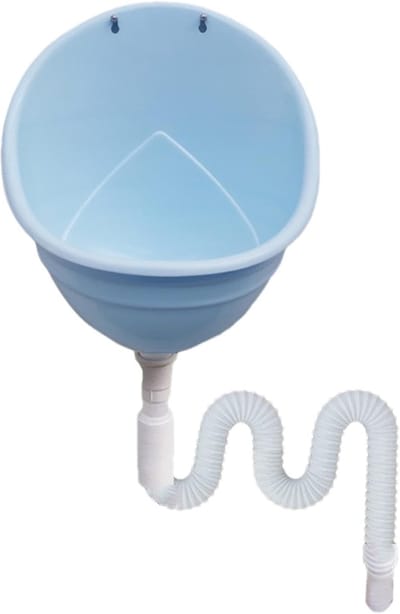 Waterloos Urinoir - Buiten Toilet - Efficiënt Afvoeren - Waterbesparend Ontwerp - 353 cm Breed - Blauw