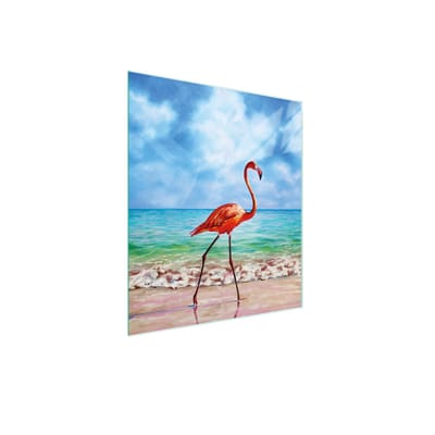 TMK ArtDeko Serie - Snijplank - 45x52 cm - Gehard Glas - Flaming Design