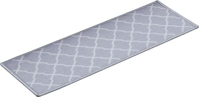 Set van 15 antislip traptreden - 712 x 228 cm - machinewasbaar - geluidsabsorberend - voor veiligheid ouderen kinderen honden - lichtgrijs