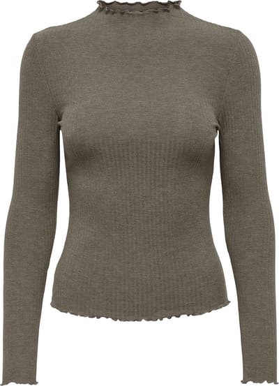 ONLY ONLEMMA L/S HIGH NECK TOP NOOS JRS Dames T-shirt - Maat XS
