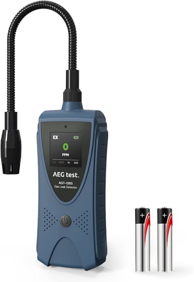 Professionele Gaslekdetector met Zwanenhals voor Methaan en Propaan