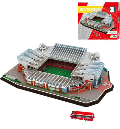Premium Bouwpakket - Manchester United - Voor Volwassenen en Kinderen - Bouwpakket - 3D puzzel - Modelbouwpakket - DIY - Old Trafford Stadion