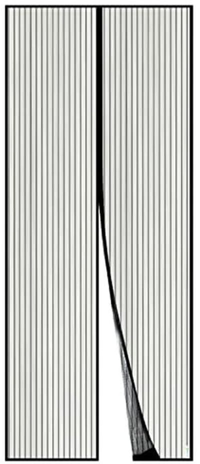 Magnetische Hordeur Voor Uw Deur, Makkelijk Openen en Sluiten, Insecten Buiten Houden, 90x200 CM