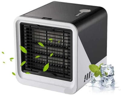 LISM-Draagbare bureauventilator 500 ml, mini draagbare airconditioner, onafhankelijk, stil, drie snelheden, draagbare airconditioner zonder uitlaatgassen, Geschikt voor kantoorwerk of studentenkamers.
