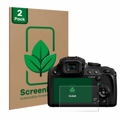 2 Stuks Screenprotector voor Panasonic Lumix DC-FZ82 / FZ82D - Hoogwaardige Beschermfolie transparant
