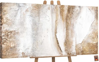 Canvas schilderij groot handgeschilderd esthetiek abstract elegant – YS-Art Gallery – Luxe wanddecoratie voor woonkamer – Modern schilderij voor slaapkamer en kantoor