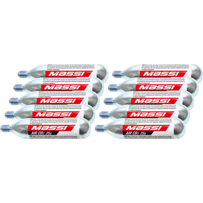 Massi Co2 Patroon 25g 10 Eenheden Zilver 25 g