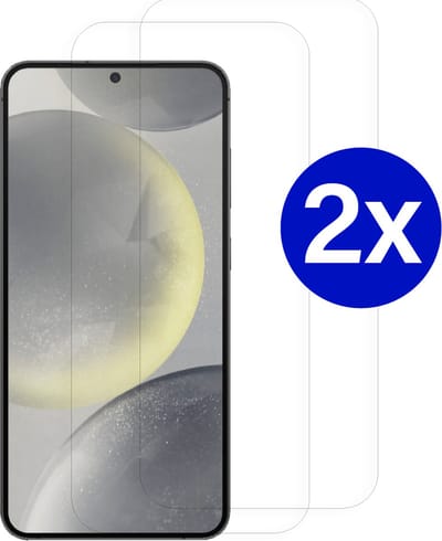 Double Pack - Screenprotector geschikt voor Samsung Galaxy S21 Plus - Tempered Glass - Beschermglas - Glas - 2x Screenprotector - Transparant