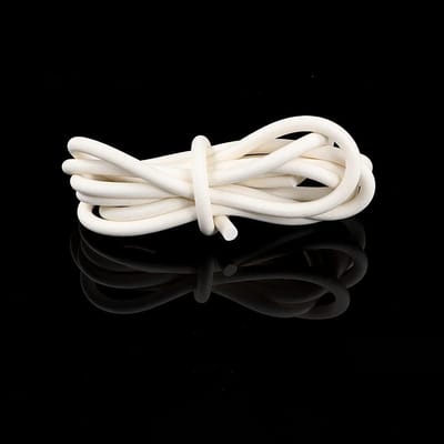 Siliconen Schuimstrip - Ronde Afdichting - Tochtwerend Maken - Hoge Temperatuurbestendig - 1 Meter 10-20mm - Wit