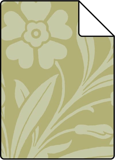 Proefstaal Origin Wallcoverings behang bloemen groen - 26,5 x 21 cm - 346638-S