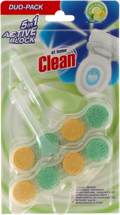 At Home Toiletblok Citrus - 12 x 2 stuks - Voordeelverpakking