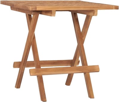 Houten Tuintafel Klaptafel Massief Teakhout 50x50x50 cm