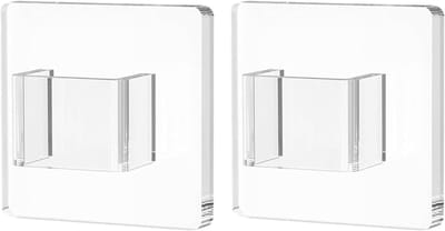 Brillenhouder - Opberger - Ruimte Organiseren - Zonder Boren - 2 Stuks - Transparant